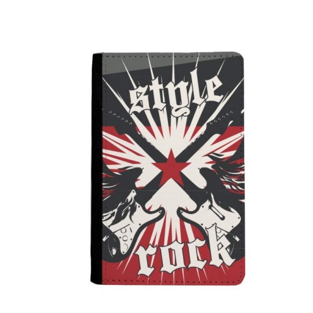 Support pour cartes de voyage Guitar Rock porte-carte mural en bois rustique