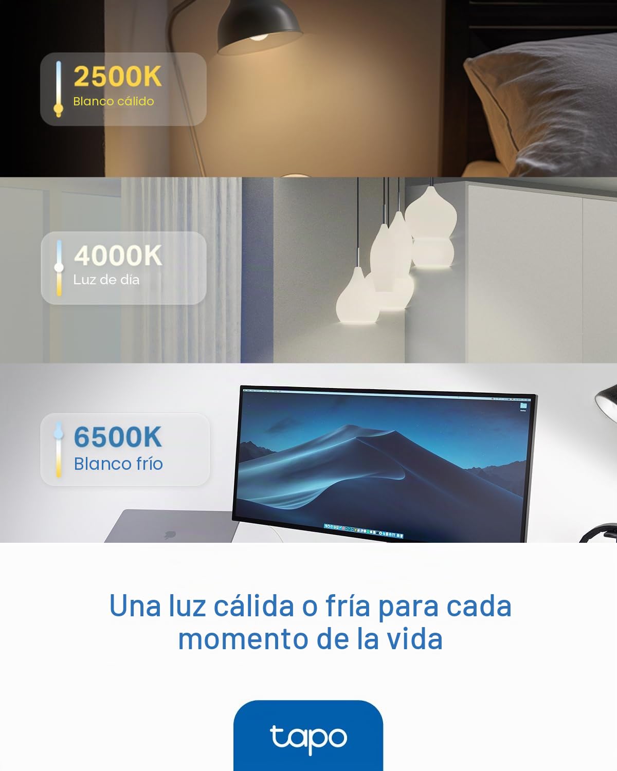 Tapo L430P Bombilla WiFi Smart P45 E14 470 lúmenes regulable compatible con Alexa Google Assistant