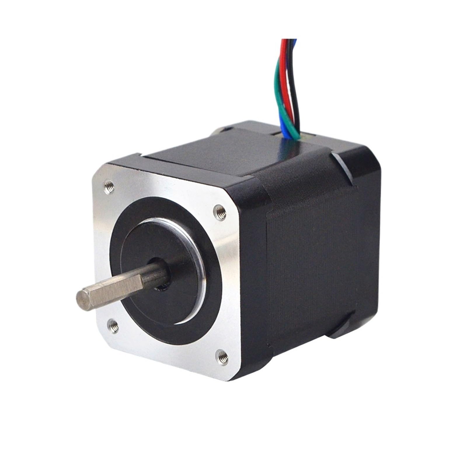 MGIMGFKZD Stepper Motor 0.9deg Nema 17 Stepper Motor 2A 42x48mm 46Ncm/65oz.in 4-Lead Nema17 Stepper 42 Motor
