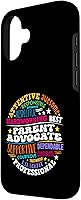 Vista 2 de iPhone 16 Parent Advocate Back to School Teacher Appreciation Week Case