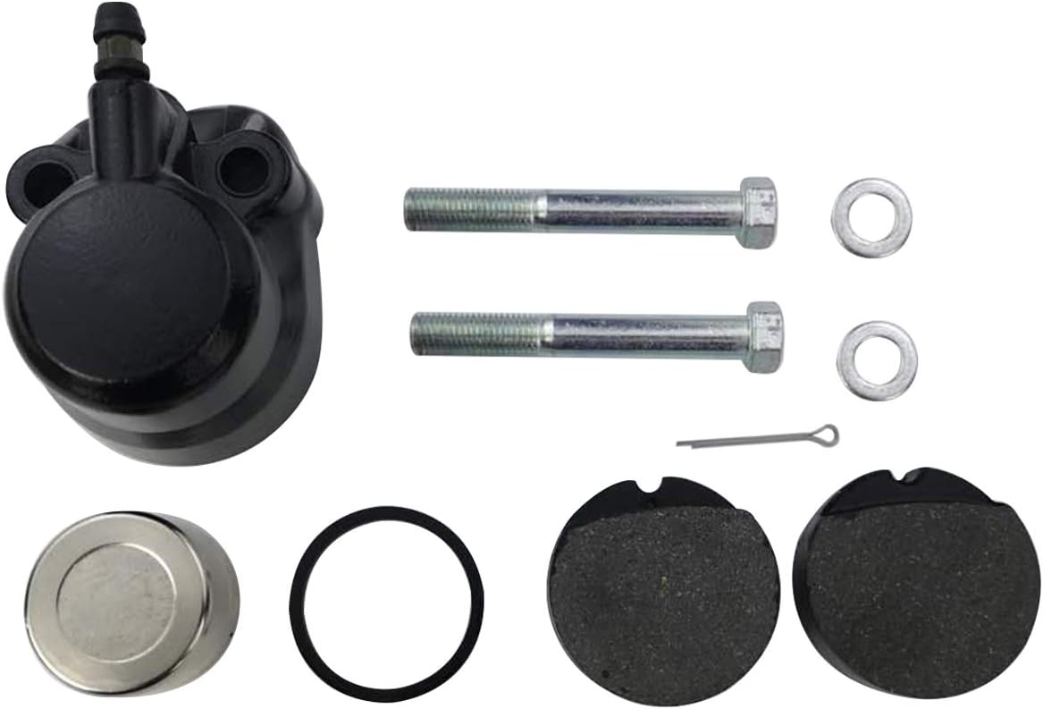 M MATI Front Brake Caliper Kit with Pads for Honda CB350 CB360 CB400 CB450 CB500 CB550 45100-390-003