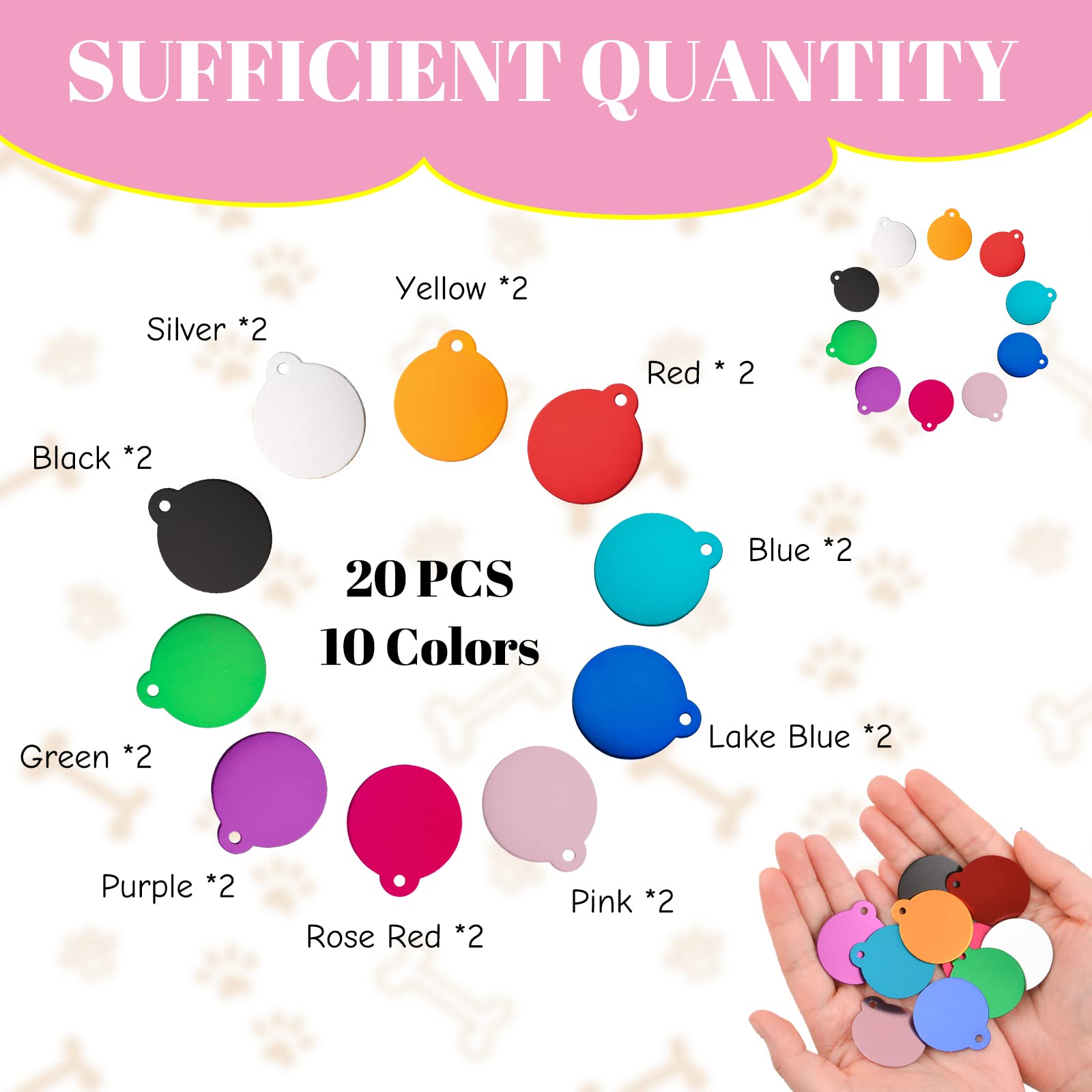 Etichetta Id Animale Domestico In Alluminio - Italia - Foto 9