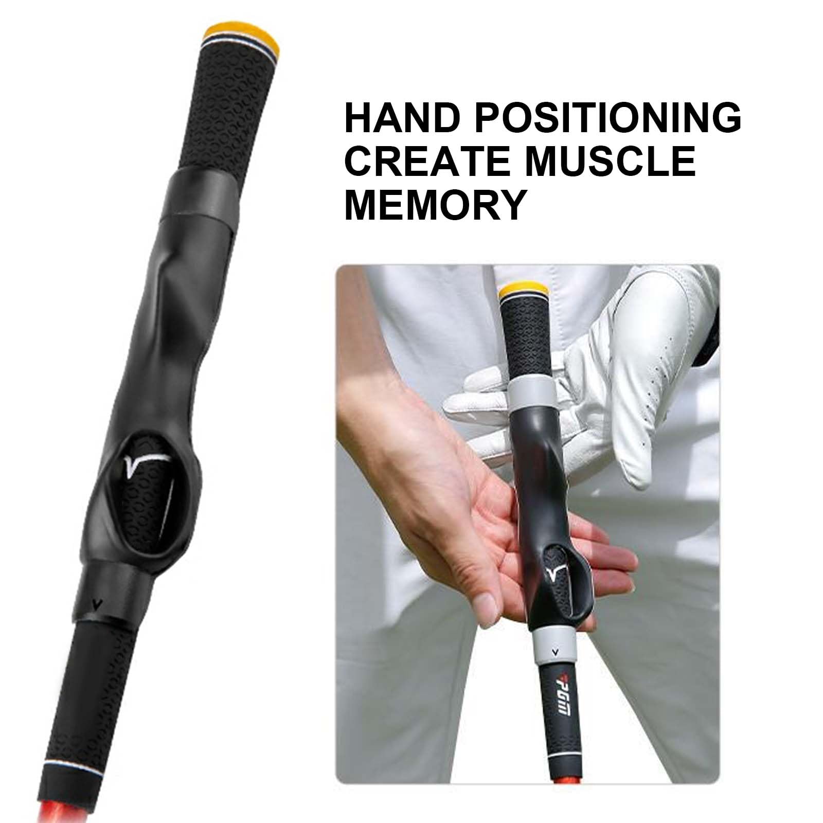 Attrezzo per Allenamento da Golf, Comodo Allenatore da Golf, con Impugnatura Antiscivolo, per Allenatori di Swing-Grip, per Esercizi per Mano Sinistra e Destra