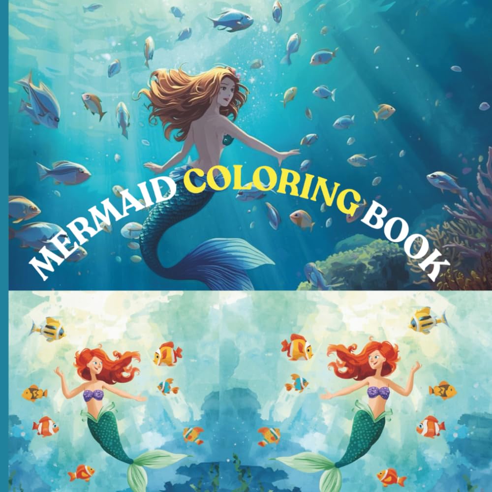 Mermaid Coloring Book