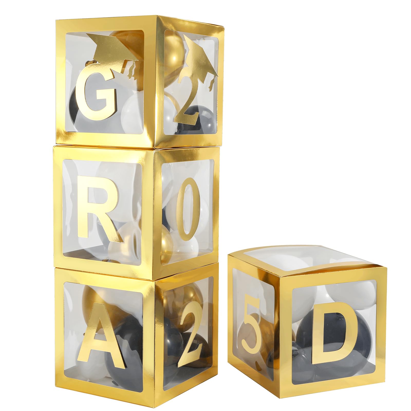 Fonder Mols Retro Engagement Party Decorations Balloon Boxes 5pcs with Letters HE ASKED SHE SAID YES, Bridal Shower Bachelorette Party Centerpieces Photo Booth Props