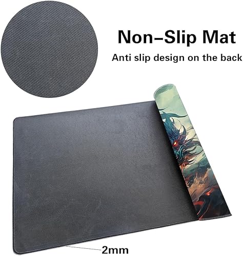 Miniatura 78 de MTG - Tapete de juego de 24 x 14 pulgadas, bolsas de almacenamiento con parte trasera antideslizante, ideal para entusiastas de los juegos de sin