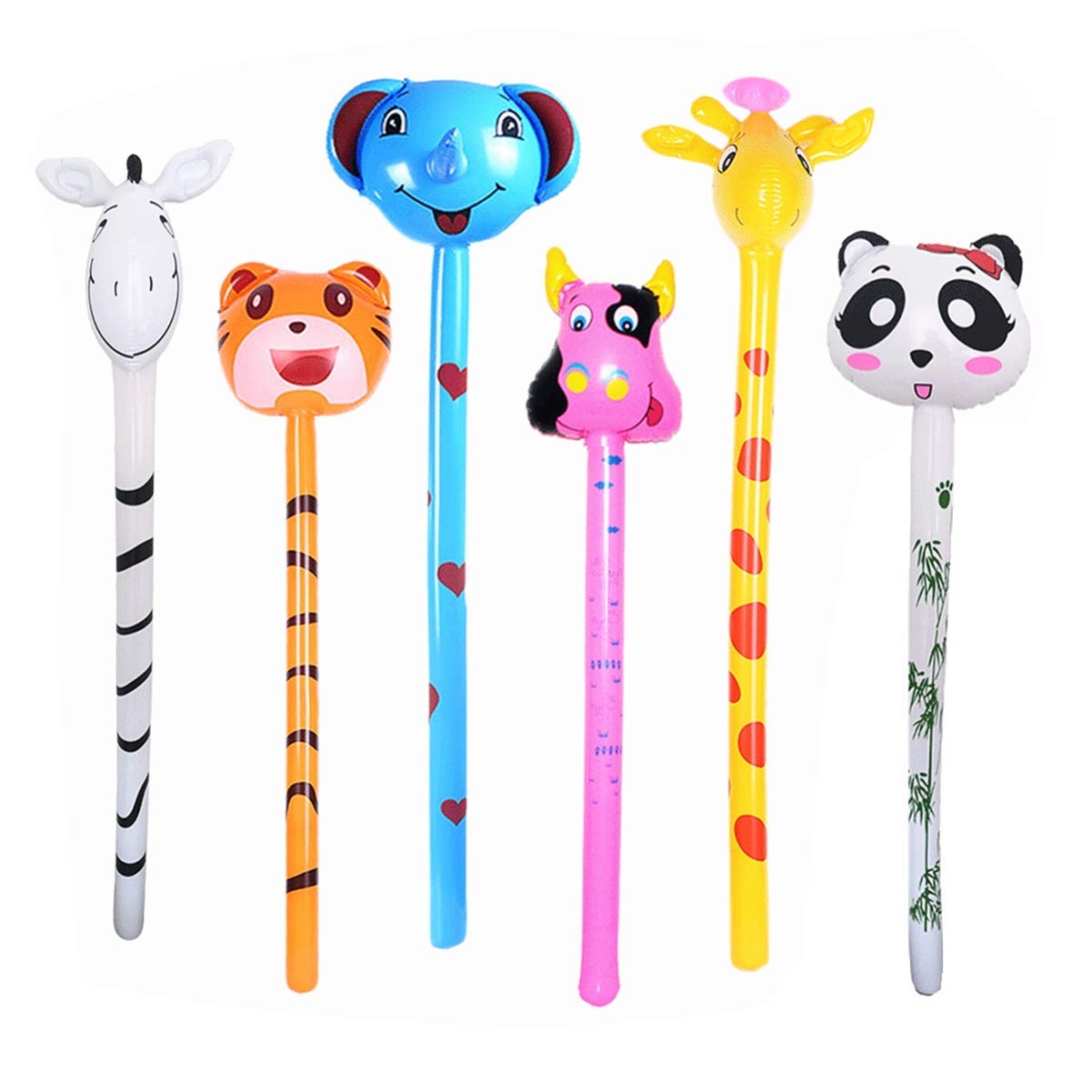 Buy GuassLee 6 PCS Inflatable Jungle Animals Stick with Sound Tiger