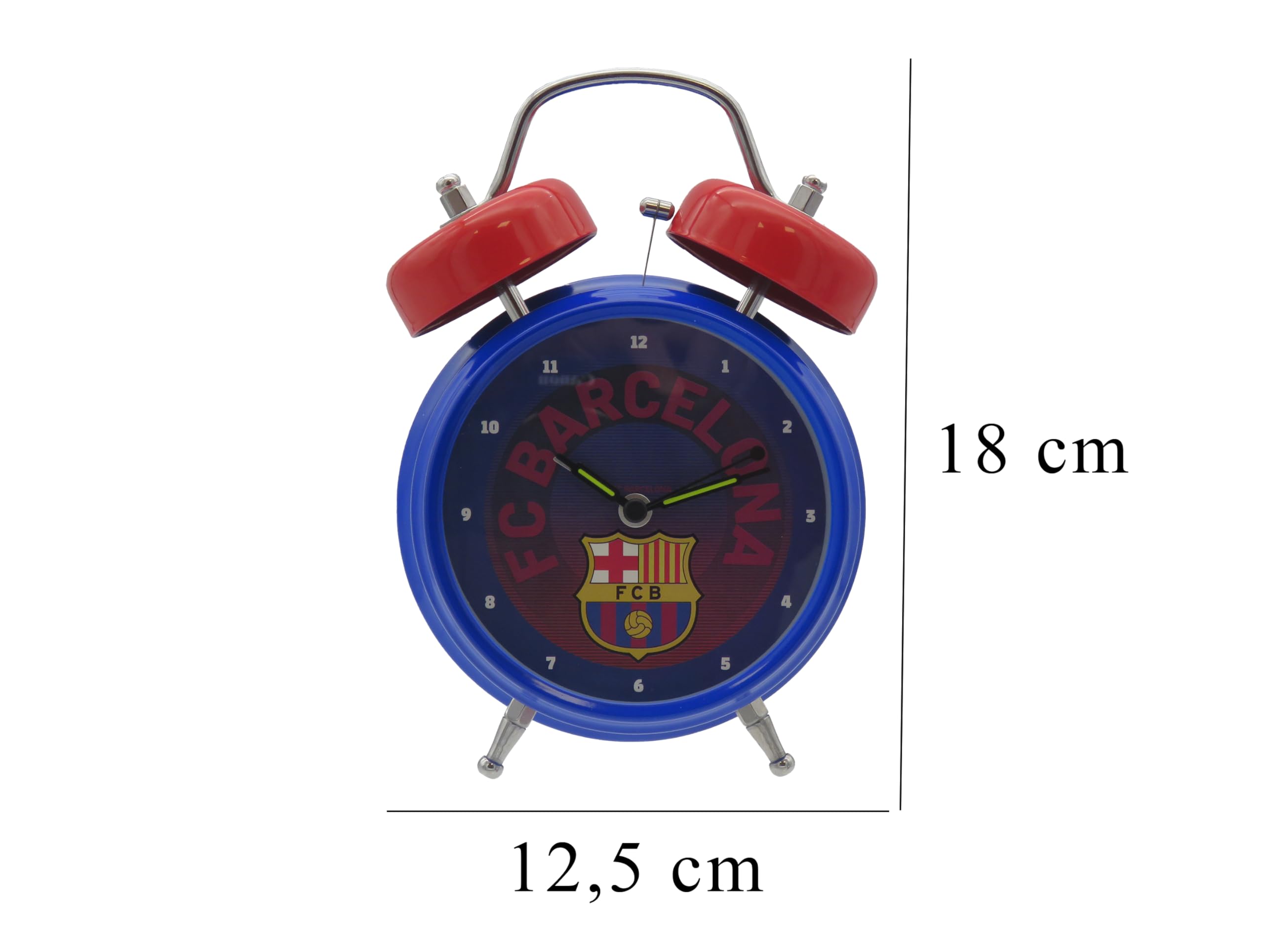 FC Barcelona Orologio Sveglia Musicale Inno Ufficiale Blu