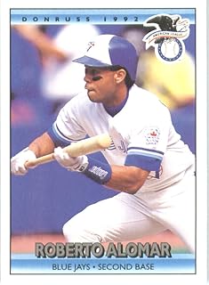 1992 Donruss # 28 Roberto Alomar Toronto Blue Jays Baseball Card
