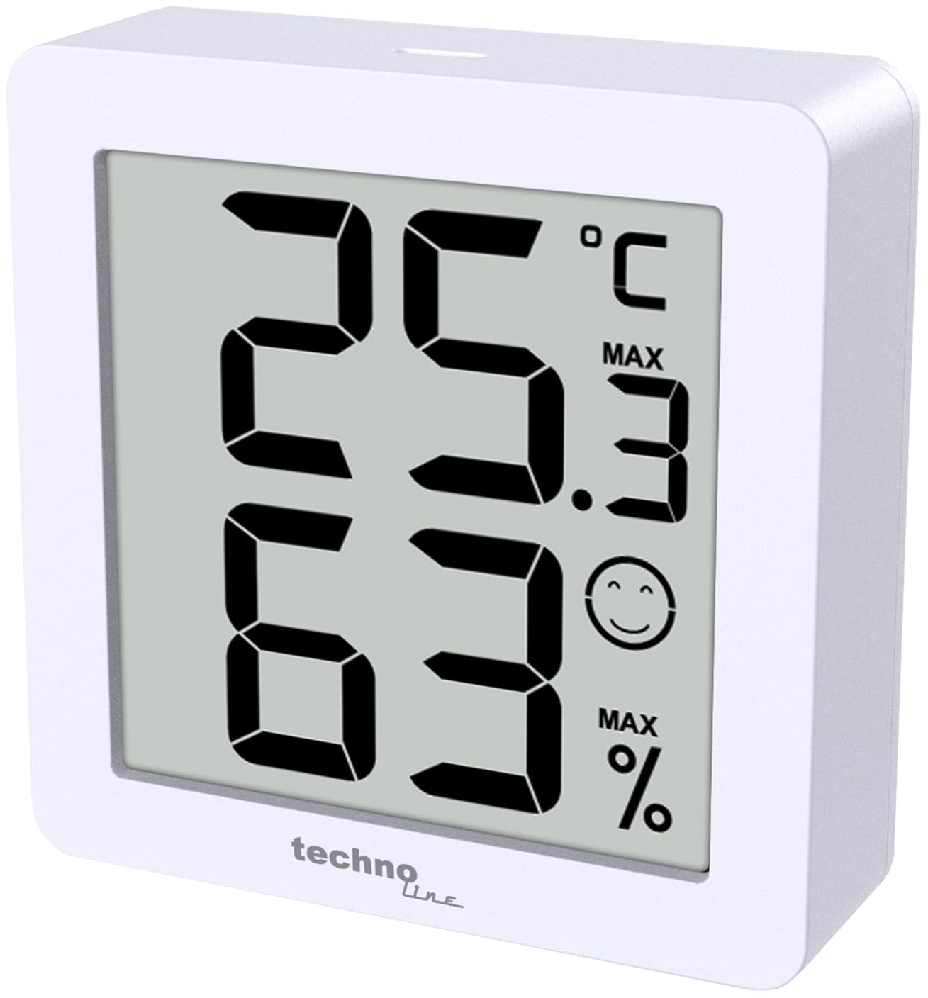 WS9425 Lot de 3 thermomètres hygromètres blancs avec support magnétique et 3 thermomètres WS9425 dans un emballage