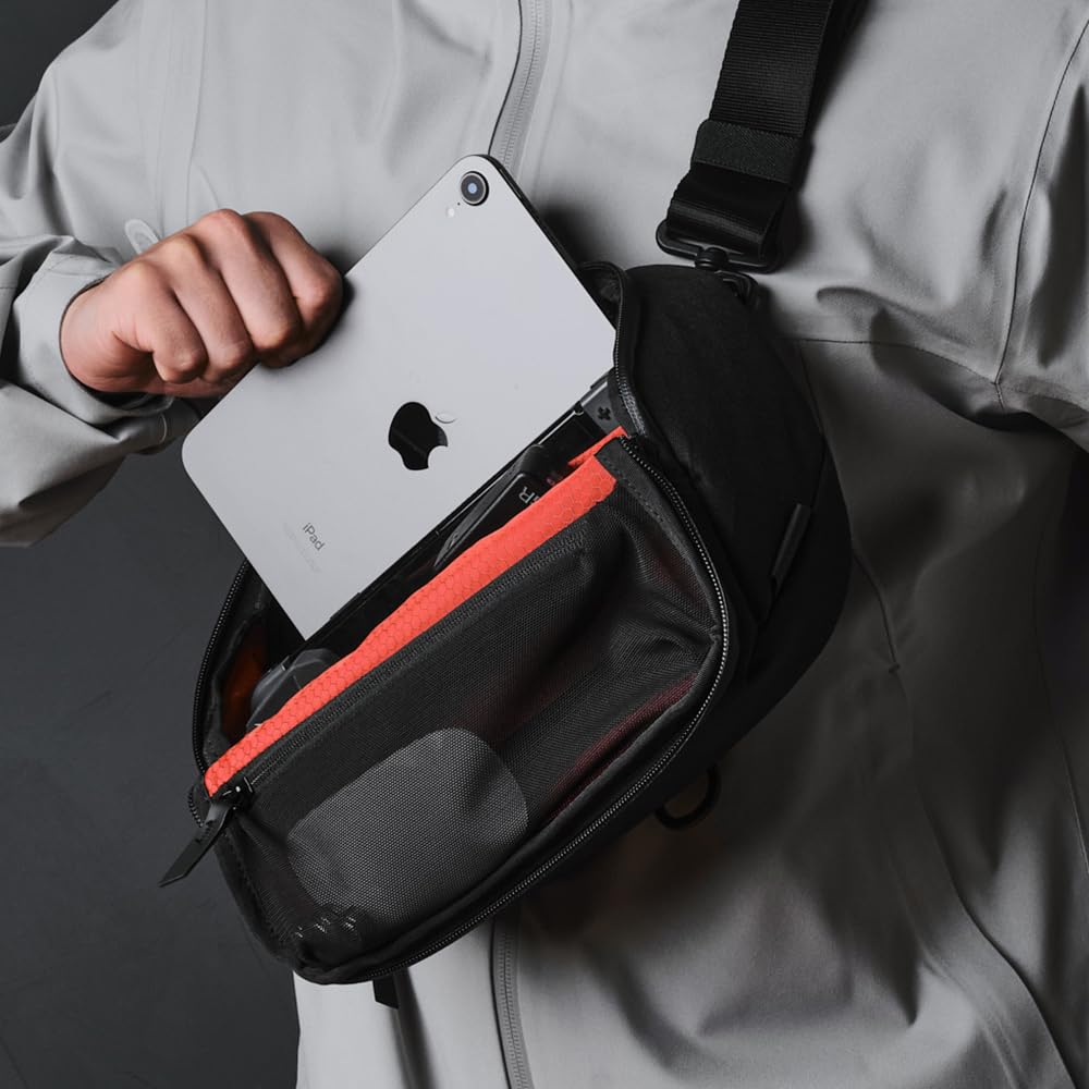 ALPAKA Vertex Pouch – Sling Bag Herren mit Magnetverschluss | Abnehmbarer Riemen, ergonomischer Griff, wetterfester Stoff, für Elektronik & Zubehör