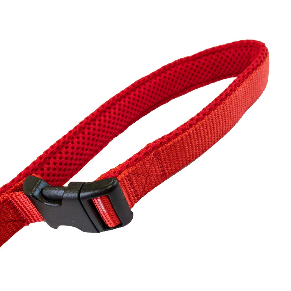 croci Reflective Hiking Leash, 2 x 120 cm, Red - Image 2
