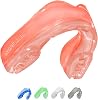 SafeJawz Elements Sports Mouthguard, Dual Layer Premium Protection Adult and Junior Gum Shield with Case for Boxing, MMA, Rugby, Martial Arts, Judo and All Contact Sports Fire, Adult 12
