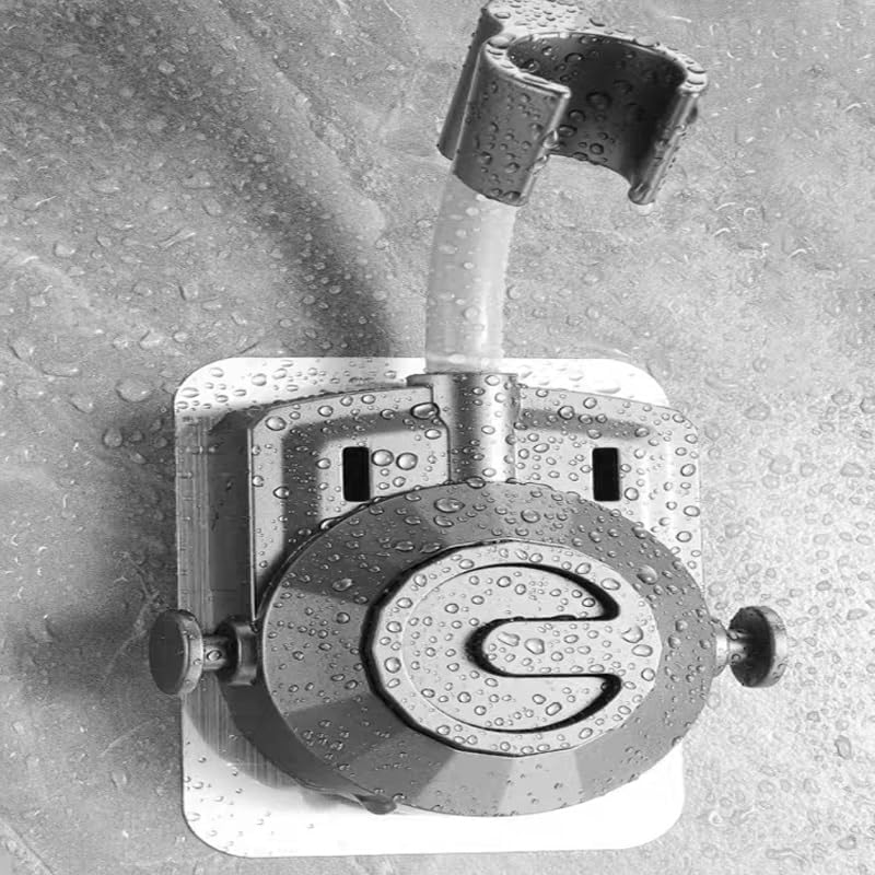 Universal Shower Holder no Drill Suction Cup Bathroom Mounting Tool with Adjustable Base Accessories