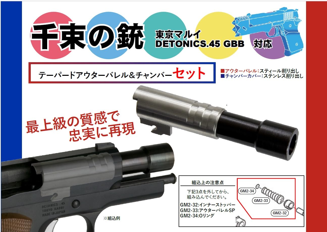 Amazon | 千束の銃 テーパード スティールアウターバレルセット 東京