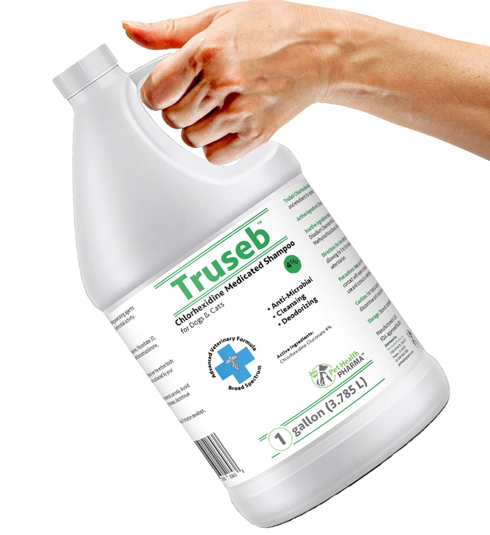 Buy Truseb 1 Chlorhexidine 4 Shampoo for Dogs, puppies & Cats