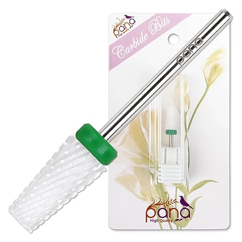 Miniatura 8 de Broca de carburo de barril cónico premium de 332 pulgadas, para máquina eléctrica Dremel, diseño de uñas, manicura, pedicura, lima de uñas, limpieza