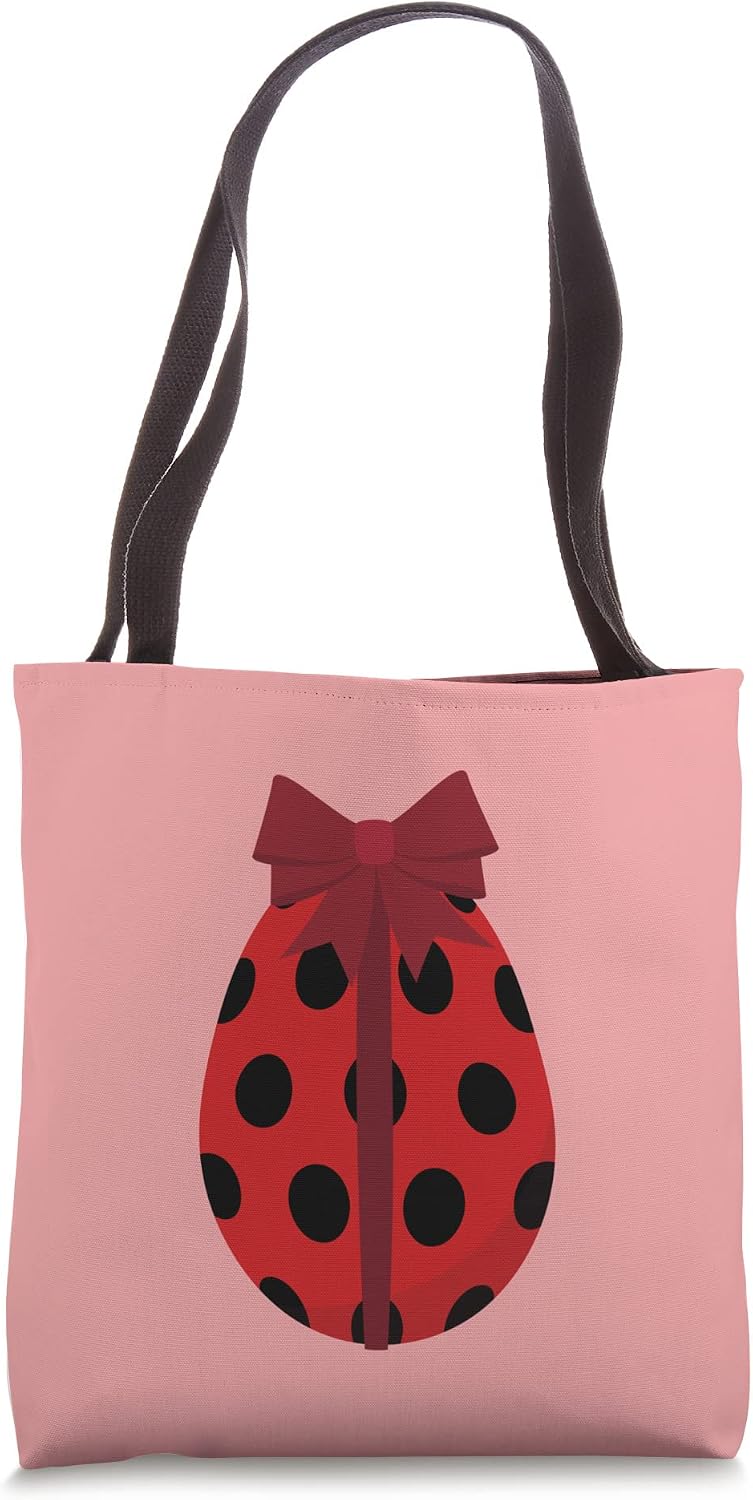 Miraculous Ladybug Spring Collection Ladybug Easter egg Tote Bag