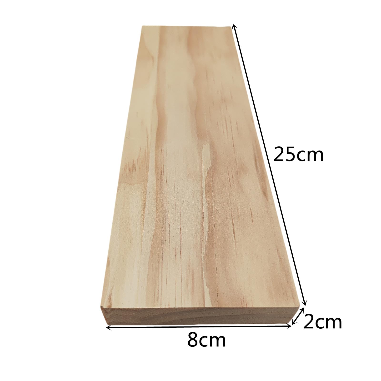 6PCS Unfinished Wood Blocks for Craft 25x8x2cm Rectangle Wood Boards Blank Whittling Wooden Blocks for Carving,Painting & Burning - Image 3