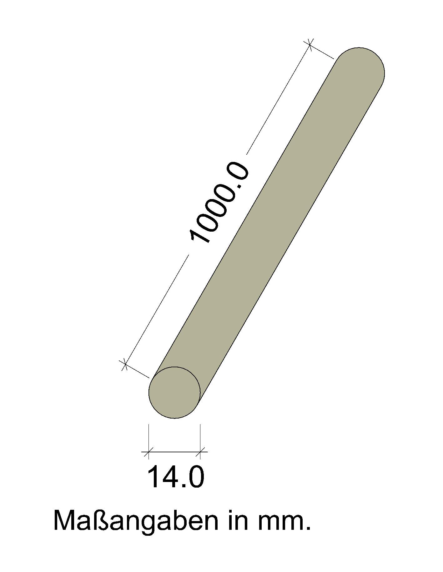 OLYCRAFT 2 pz Bastoncini di Legno di Noce Lunghi 14.9cm Bastoncini di Legno di Noce Lunghi 1mm Bastoncini Rotondi Non Finiti Blocchi di Intaglio in Legno Bastoncini di Legno per Materiale