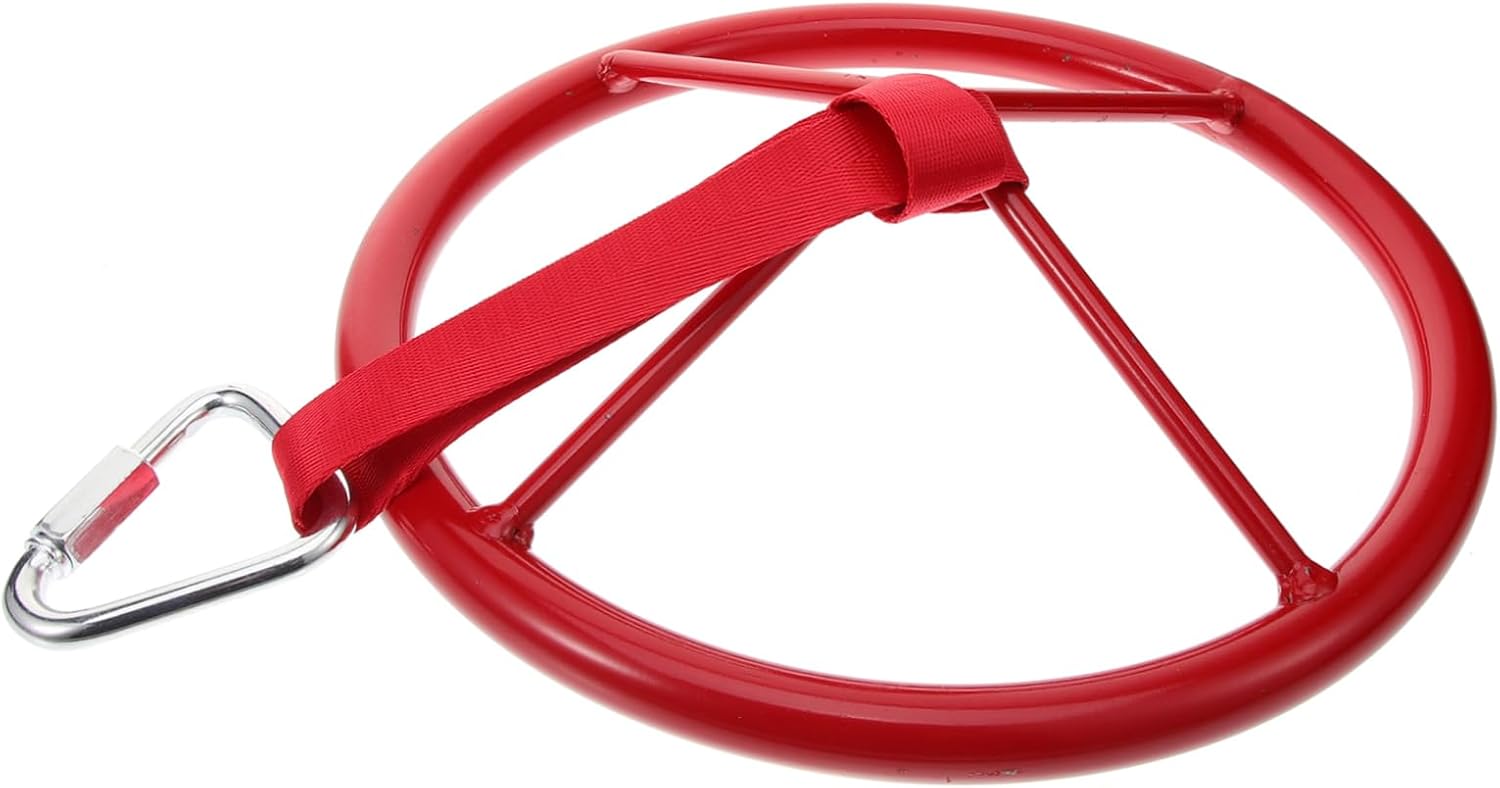 BESPORTBLE Gymnastic Rings for Kids Adjustable Outdoor Hanging Training Equipment Arm Strengthening Fitness Ring for Boys and Girls for Climbing Activities