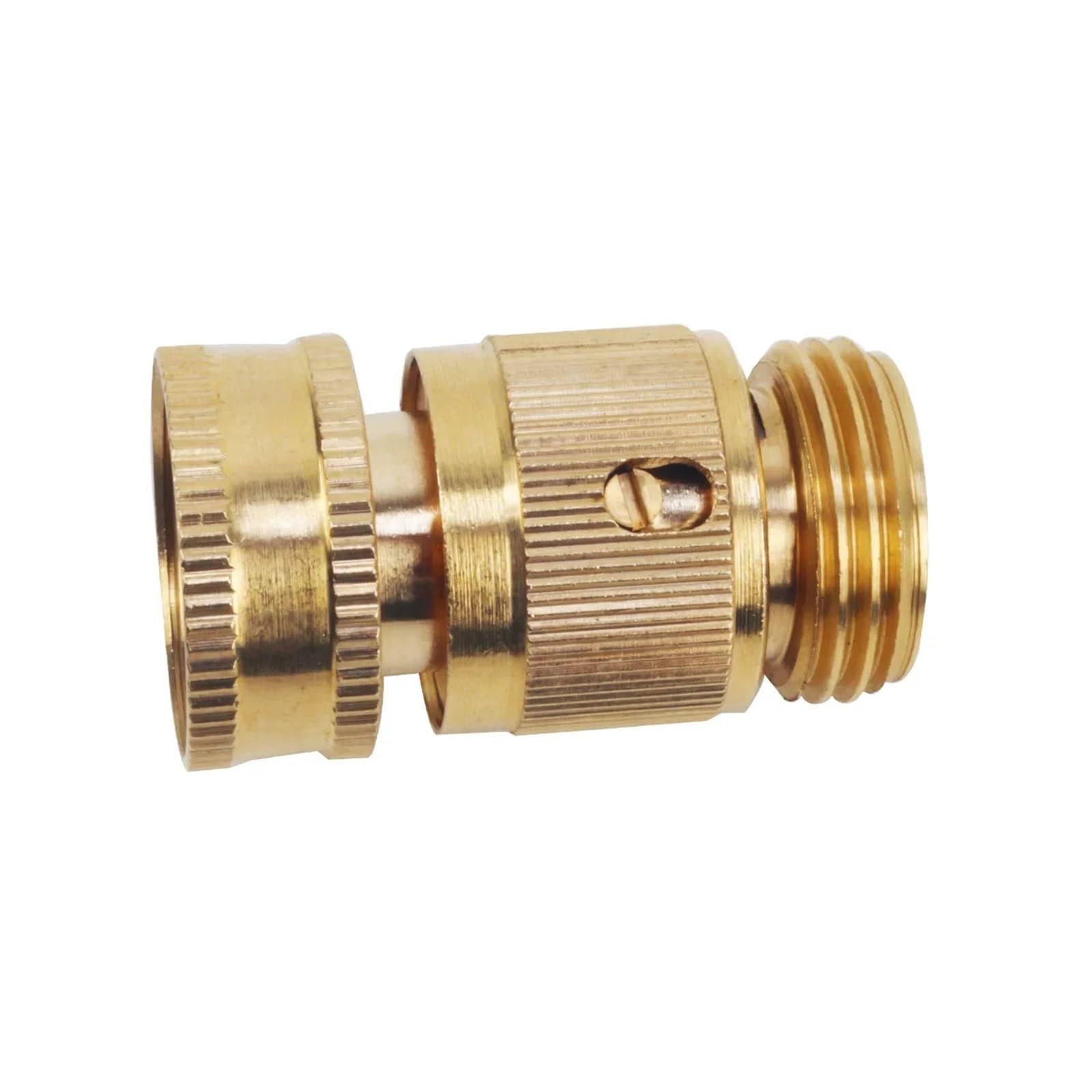 Adattatore per tubo da giardino 3/4 '' connettore rapido Water Stop raccordo filo rame rubinetto accoppiamento irrigazione