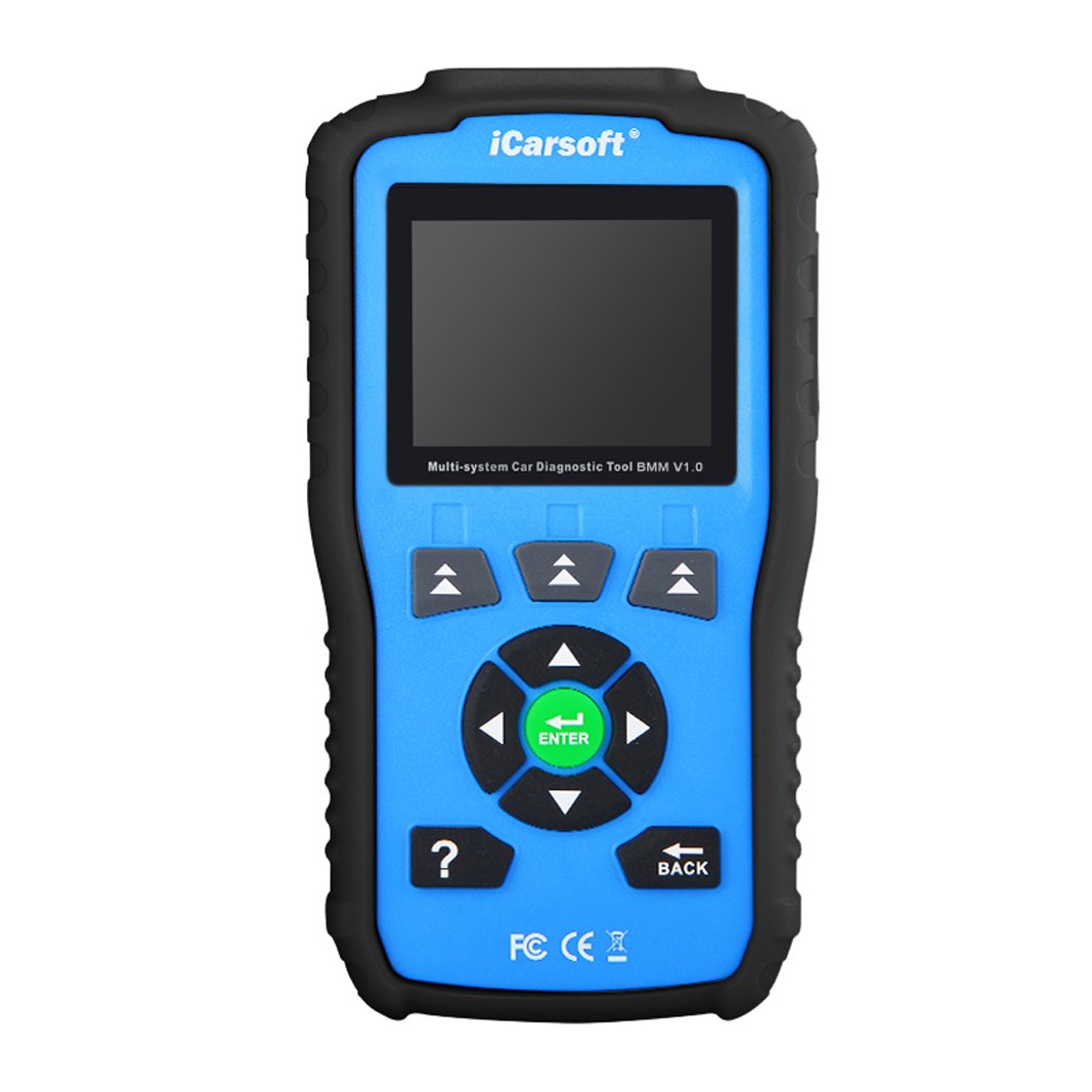 iCarsoft BMM V1.0 Auto Diagnostic Scanner for BMW and Mini with Oil Service Reset New Version of I910, Blue