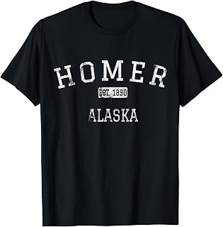 Homer Alaska AK Vintage T-Shirt