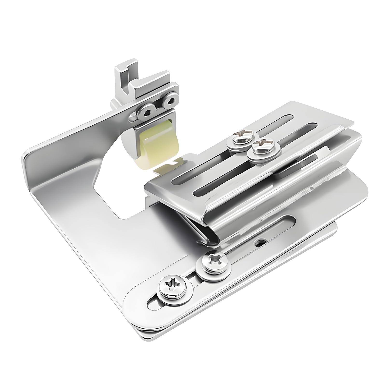 Jcwwolk Smocking Pleater Machine, Pleat Bottom Flat Presser Foot, Adjustable Width & Position, Replaceable Pleater Blades, For Industrial Sewing Machines, Lace/Trim Pleating & Fabric Feeding ﻿