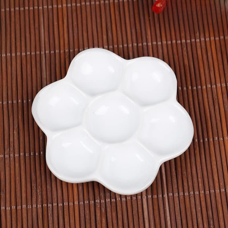 paleta malarska 1 szt. Ceramiczny artysta dostarcza sztuki taca na pigmenty akwarela paleta gwaszów (Color : Style A)