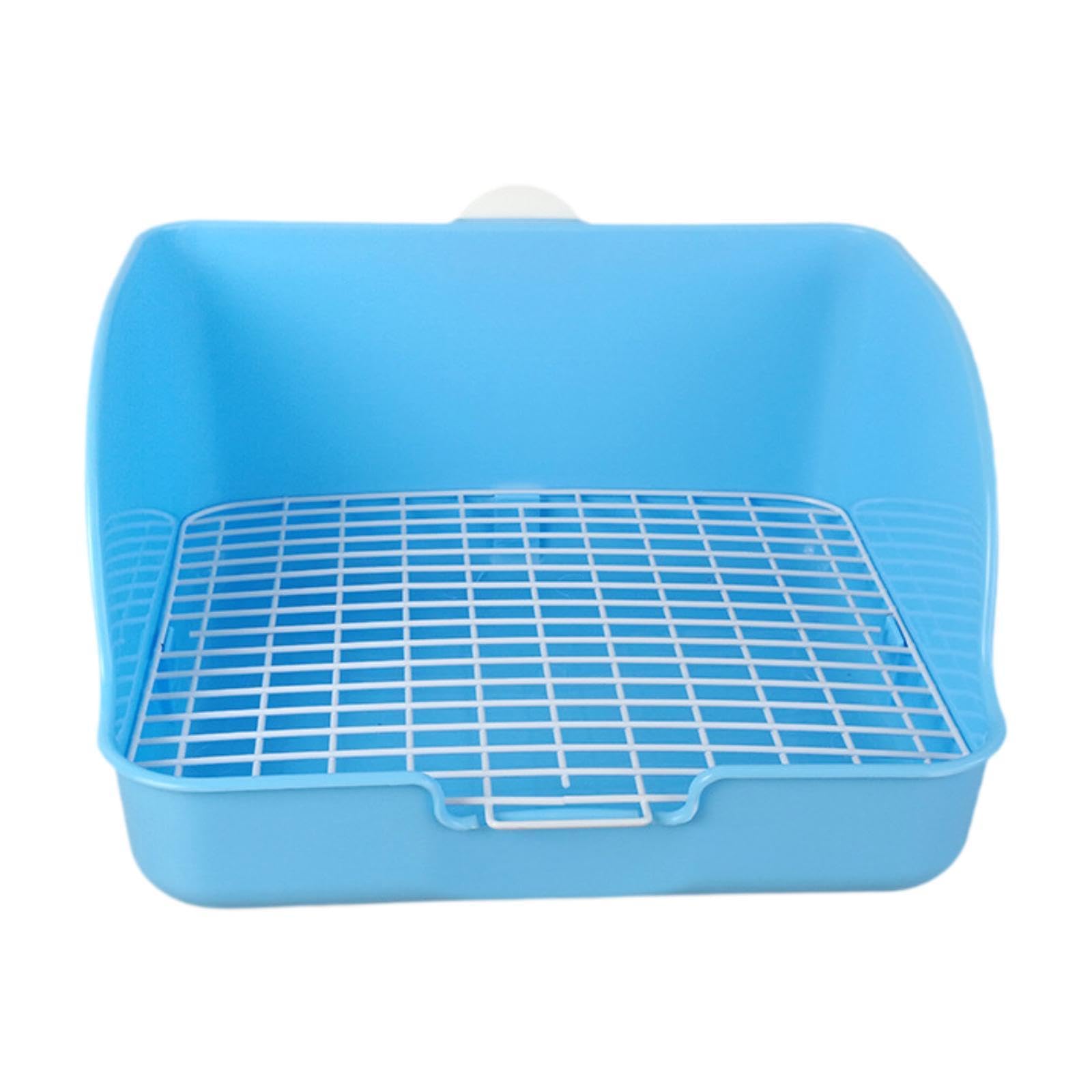Rabbit Litter Box for Cage Bedpan Potty Trainer for Rats Small Animals Bunny Blue|Pet Supplies | Small Animal Supplies | Other Small Animal Supplies-image-46