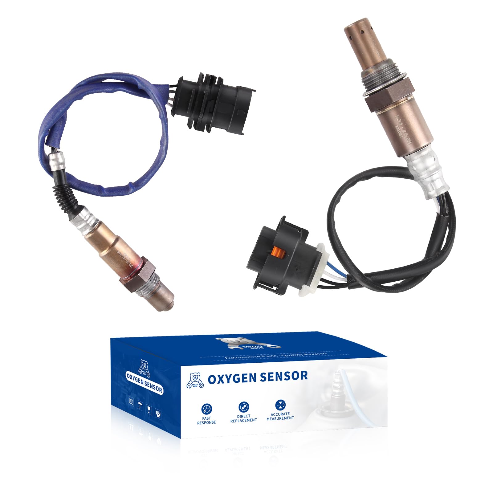 Photo 1 of O2 Oxygen Sensor 213-4764 234-4528 Upstream Downstream Compatible with Chevy Cruze 1.4L L4 2011-2015, Cruze Limited 2016, Sonic 2012 2013 2017-2020 Replace 2134764 234-4529 213-4698 Set of 2