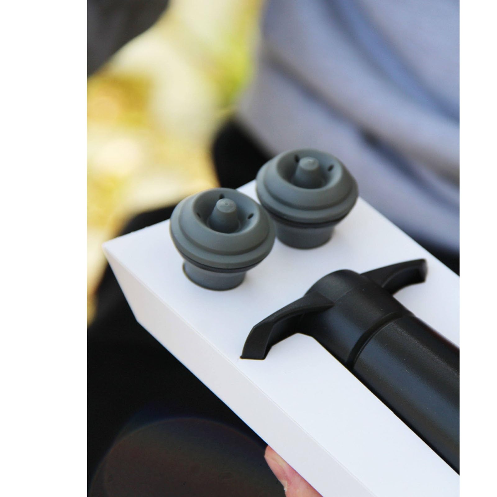 Tapones Champán,Antifugas,Vino Fresco,Accesorios Regalo(12-Piece Set (Three Colors))