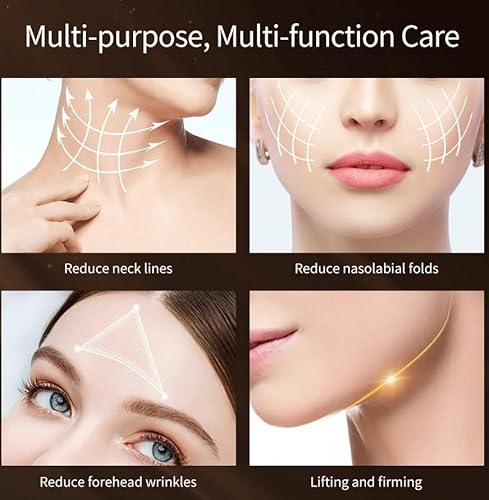 Nek gezichtsmassageapparaat, handheld gezichtsbeeldhouwer nek huid tillen verstevigende aanscherping rimpel verwijdering machine apparaat apparaat voor gezichtsreiniger anti-aging - Afbeelding 4