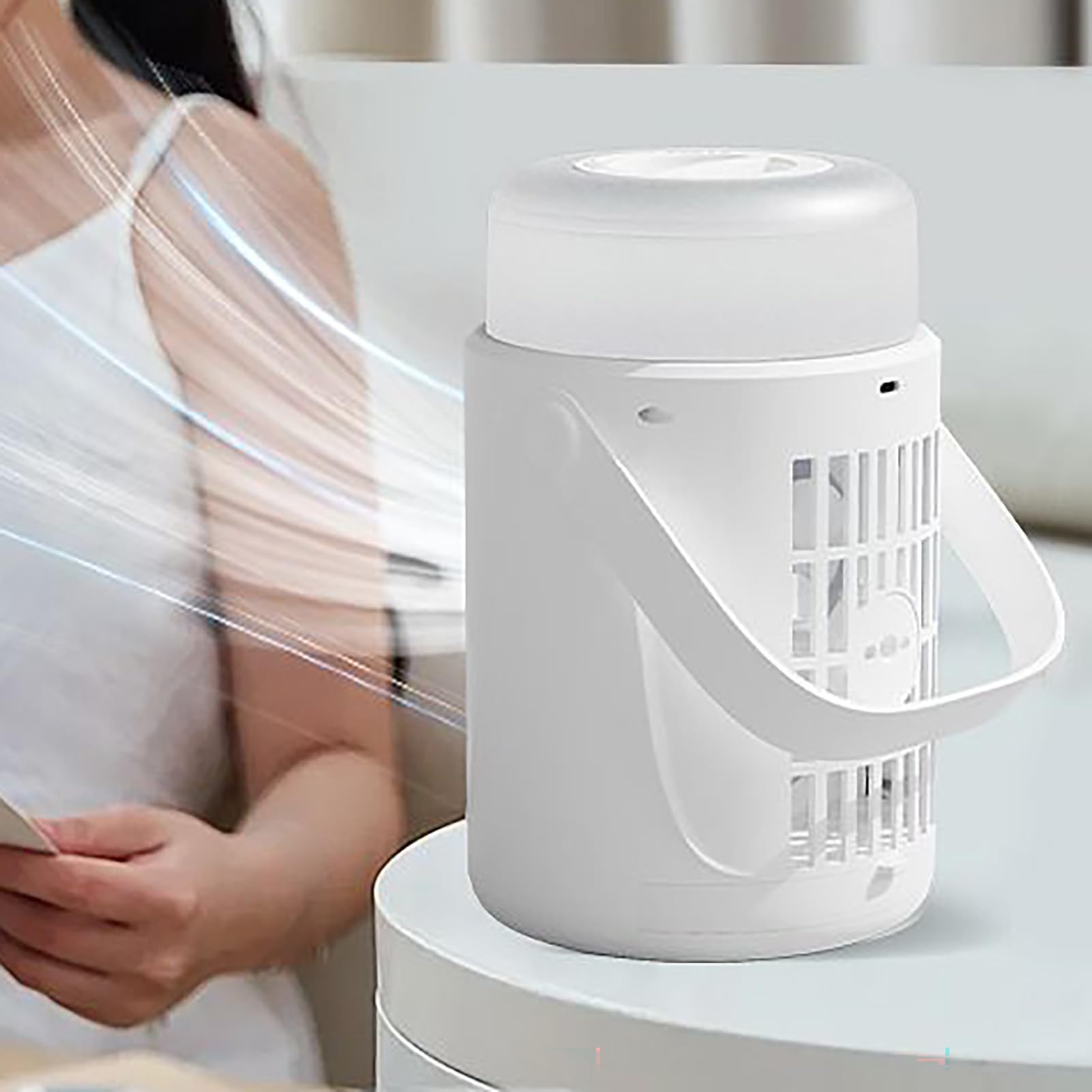 Amazon | ポータブルパーソナルエアクーラー - 充電式デスクトップ