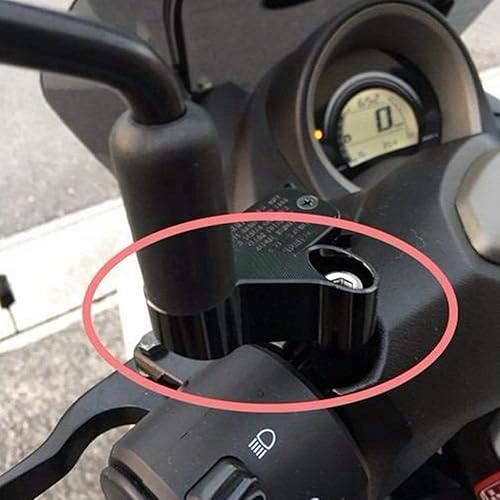 Miniatura 3 de Elevadores de montaje para espejo de motocicleta Adaptadores de extensión de espejo retrovisor lateral Adaptador CNC Aluminio 0.394 in Rosca derecha