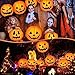 Retisee 24 Pcs Halloween Pumpkin Scary Eyeballs Paper Giant Lantern Jack O Lantern Orange Garden Decoration for Halloween Party, Indoor Outdoor Decor, 12 inches(Pumpkin)