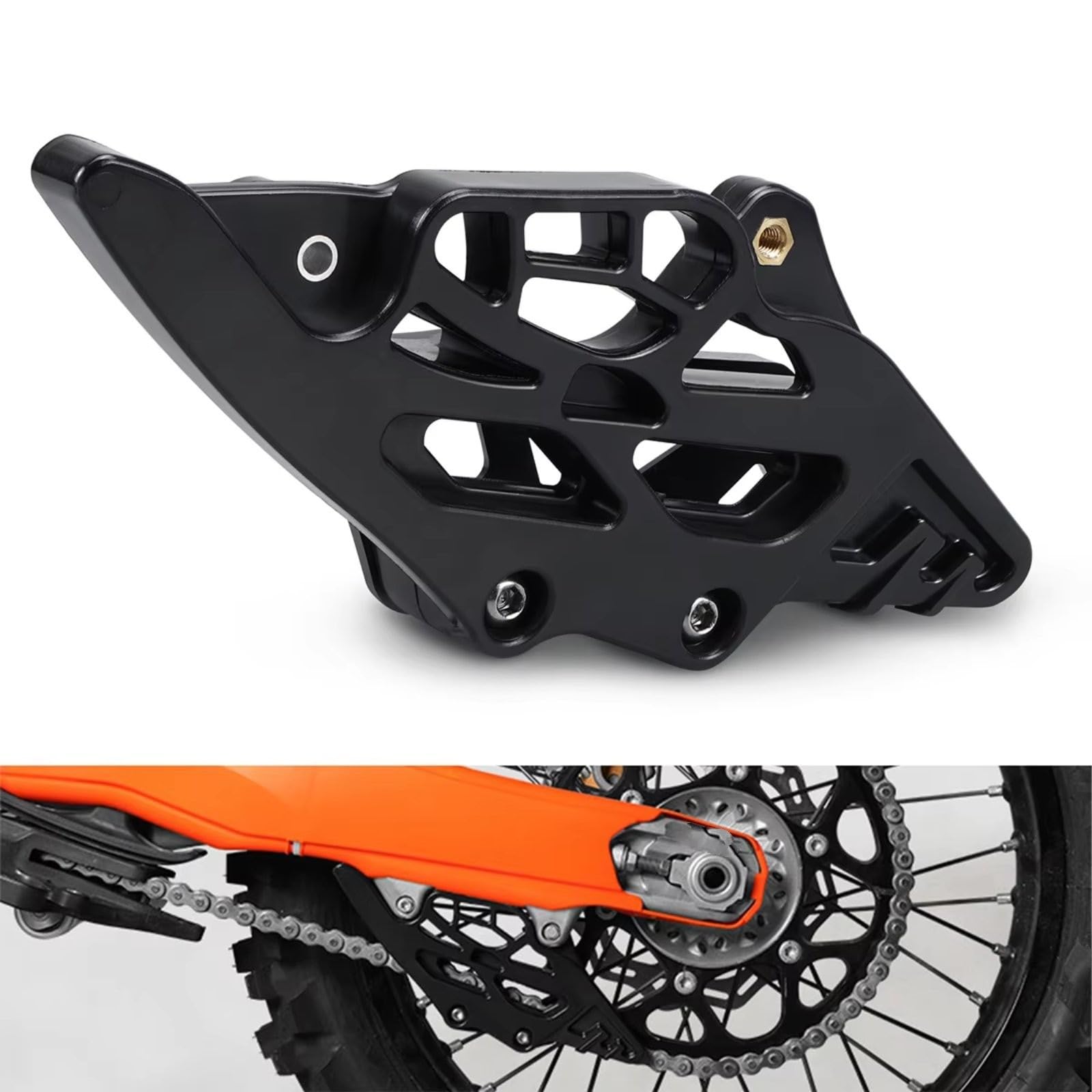 Para GASGAS EC250 MC350F MC450F 2024 Guía Cadena Trasera Motocicleta