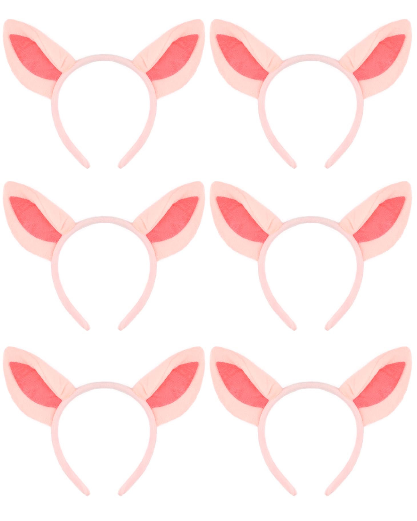 HODRME 6 PCS Animal Ears Headband-Halloween Christmas Festival Theme Party Animal Cosplay Costume Headbands