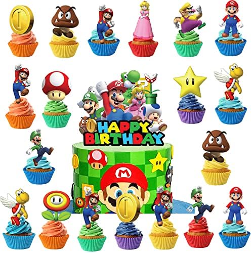 25pc mari Cake Topper Cupcake Toppers cake decoration for boys