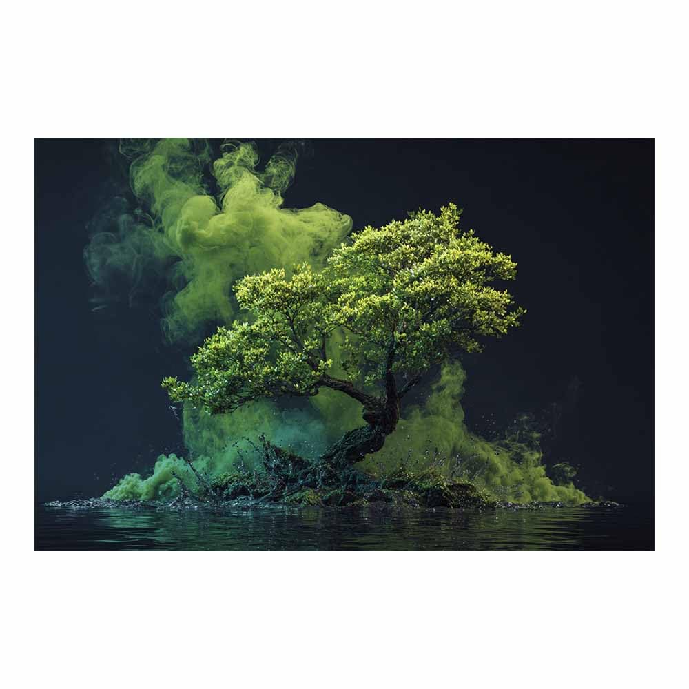 XENIOU Tree Of Life Wall Art Heart Glows Tree canvas wall art, prints for walls, for living room bathroom Bedroom Home Decoration.(Multicolor)-80x120cm Unframed