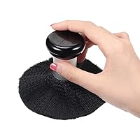 Vista 3 de Kit de corte de pelo con cepillo de plumero, color negro