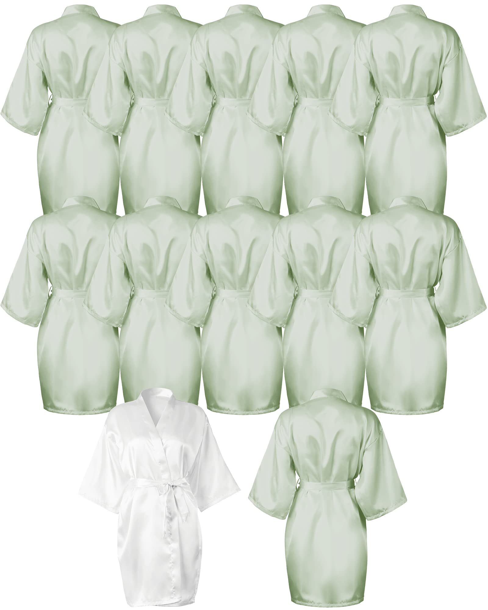 Patelai Silk Satin Kimono Robes