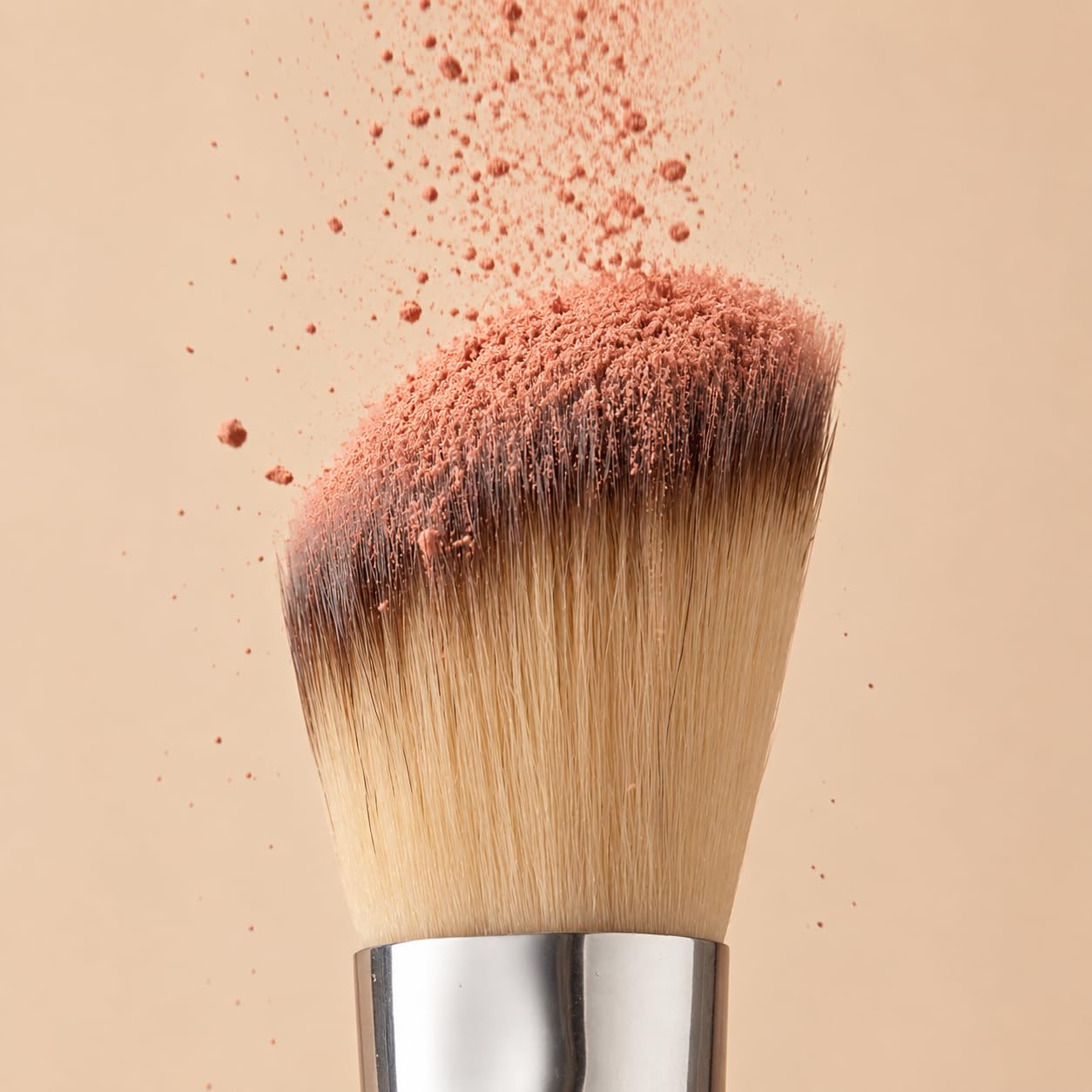 Sandstone Scandinavia Abgeschrägter Rougepinsel – Weicher Pinsel zum Auftragen & Verblenden von Blush – Vegan