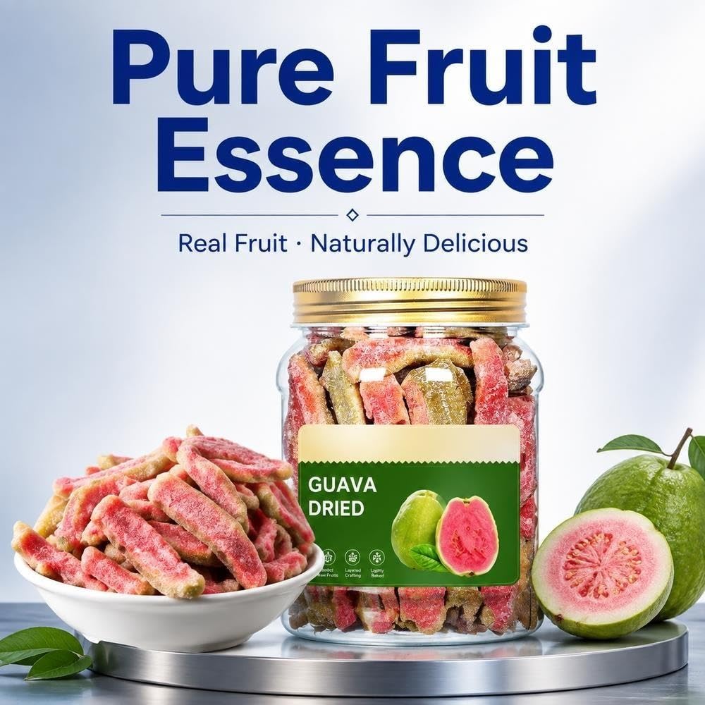 Goyave rouge séchée 250g tendre à mâcher