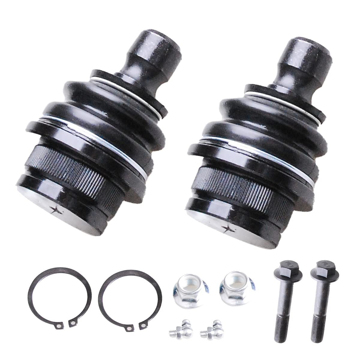 2Pcs Front Lower Ball Joint FITS for Nissan Armada Xterra 2005-15/ Frontier 2005-17/ Pathfinder 2005-19/ Titan 2004-2015, for INFINITI QX56 2004-2010, for Suzuki Equator 2009-2012, K80647 Ball Joint