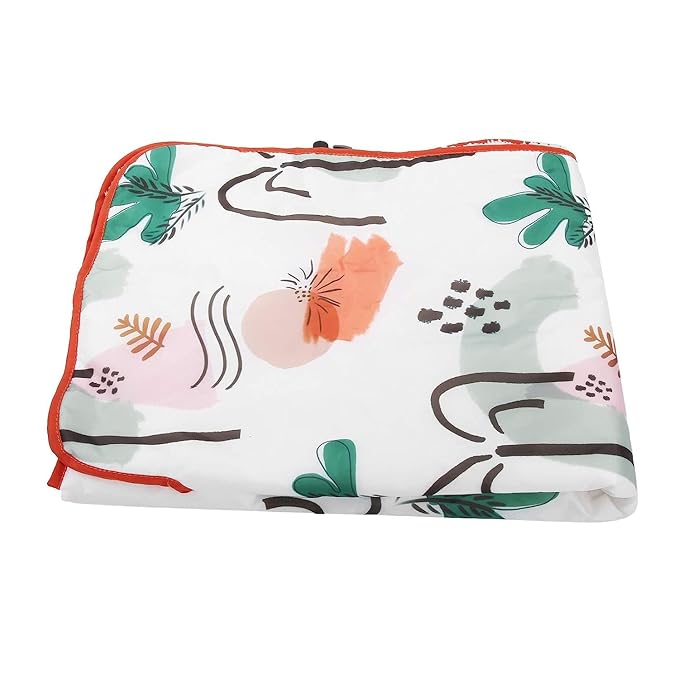 Baby Stroller Blanket, Waterproof Stroller Sleeping Bag, Soft Environmentally Friendly Lamb Wool Comfortable for Baby Strollers(Tropical. Seaside)