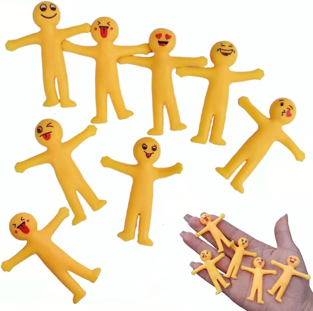 30Pcs Creative Stress Relief Toys Men,Octopus Stress Toy,Stretchy Toy,Stretchy Ape,Stress Relief Kids Putty for Kids,Puking Ball Toy Slime