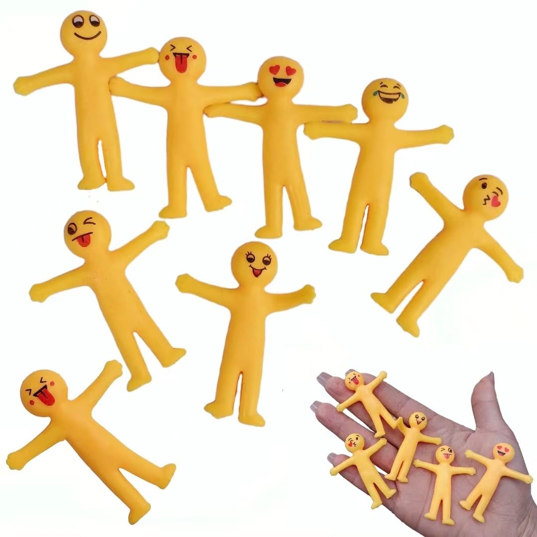 Renmin 30Pcs Creative Stress Relief Toys Men,Octopus Stress Toy,Stretchy Toy,Stretchy Ape,Stress Relief Kids Putty for Kids,Puking Ball Toy Slime