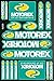 Autocollants d'autocollants de décoration de motocyclette et de vélo ensemble de tailles, vinyle pour des applications d'intérieur / extérieures, individuellement démontables de la feuille MOTOREX